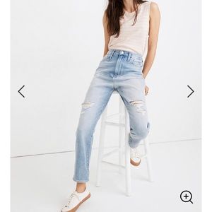 NWOT Madewell Mom Jean Tall Inseam